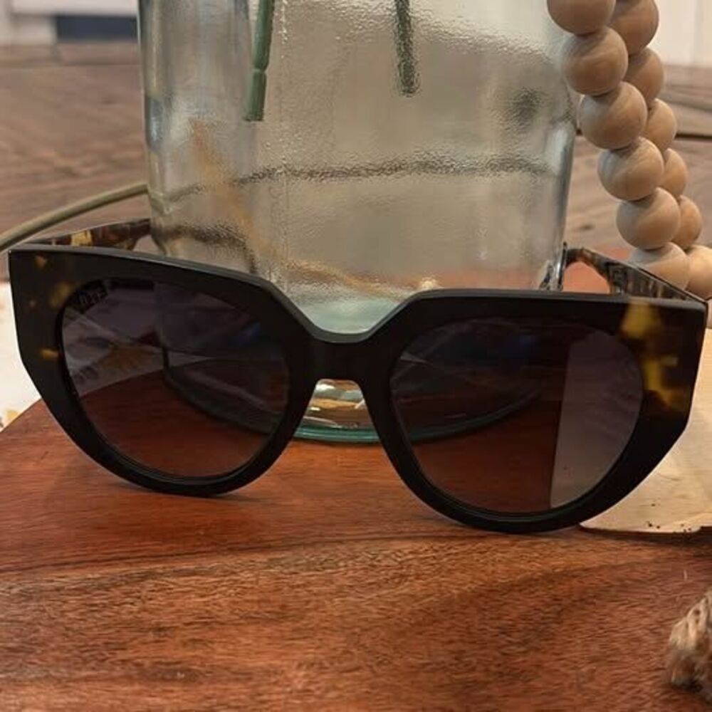 DIFF sunglasses.
